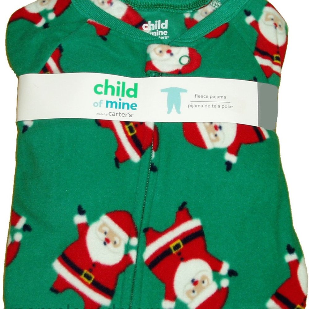 12M Santa Claus Pajamas Boys Girls Christmas